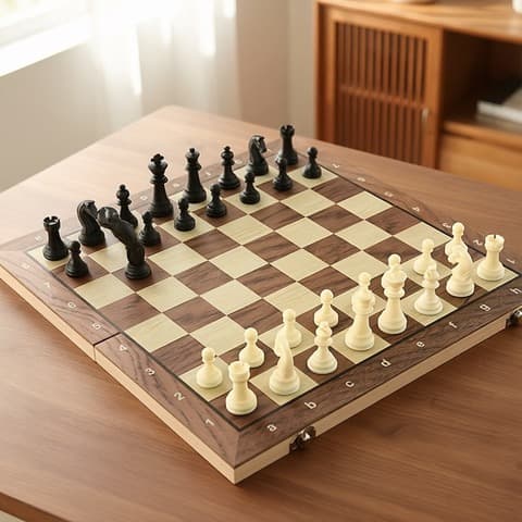 Échiquier pliant magnétique enfant, format compact